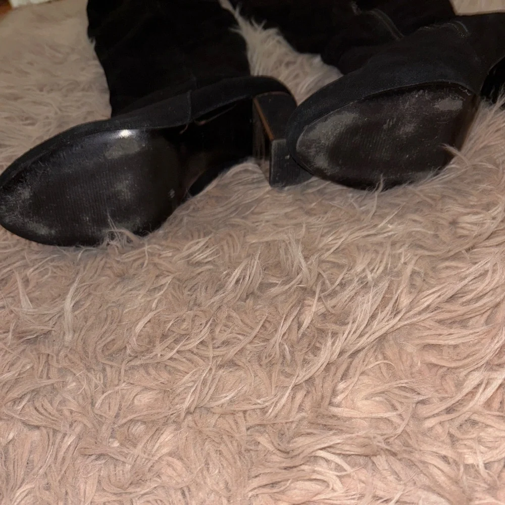 Aldo Nocien Over-The-Knee Black Suede Boots; Size 10